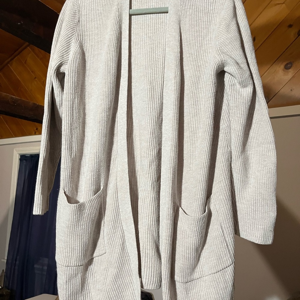 Off white cardigan- women’s large